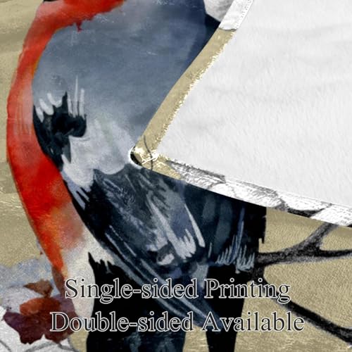 Couverture Polaire Perroquet pour Canapé Lit et Bureau - 4