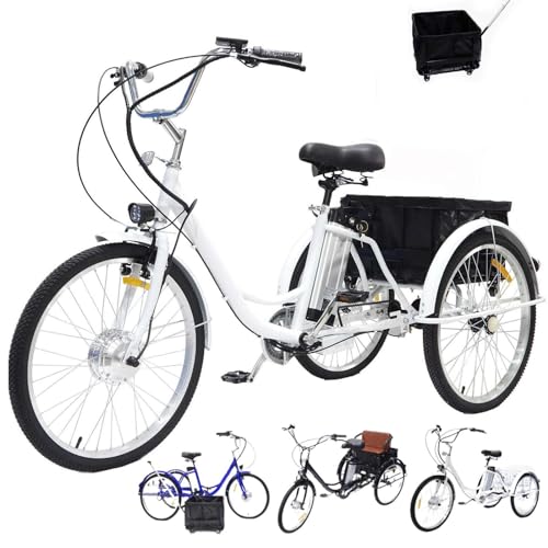 Wasd3Pods Triciclo Eléctrico para Adultos 24"