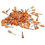 AWG22 Wire Copper Crimp Connector Insulated Ferrule Pin Cord End Terminal (Set of 100)
