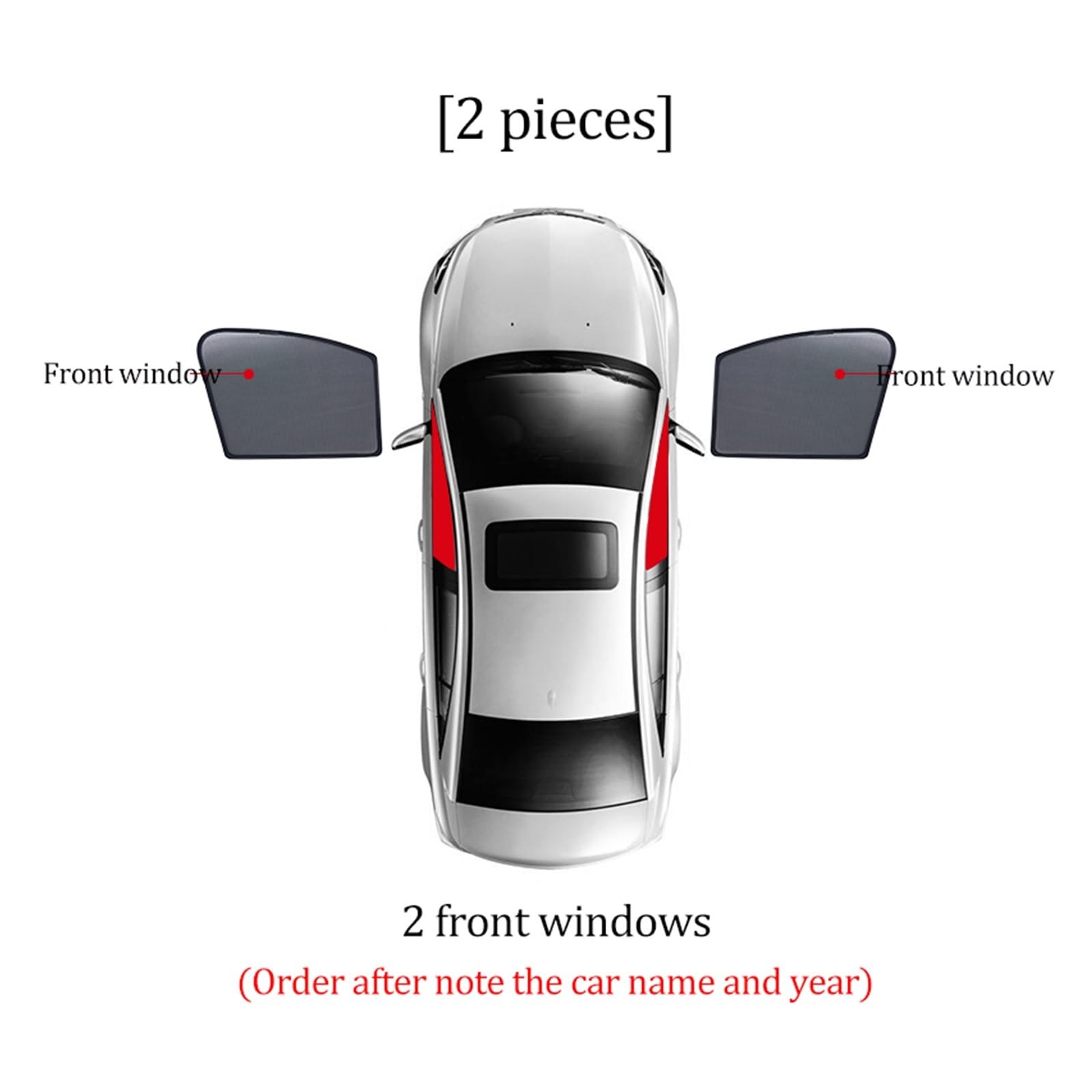 Cortinas Coche para Hyundai IX25 IX35 IX45 para Sonata-8th/9th/NF para Mistra Parasoles Magnéticos Malla Persiana De Sombra Completamente Cubierta Parasoles (Tamaño : 2 Front Doors)
