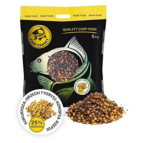 Carp Target Partikelmix - Angelköder und Köderfutter für Karpfen in Form Einer Mischung aus gekochten Körnern Cover