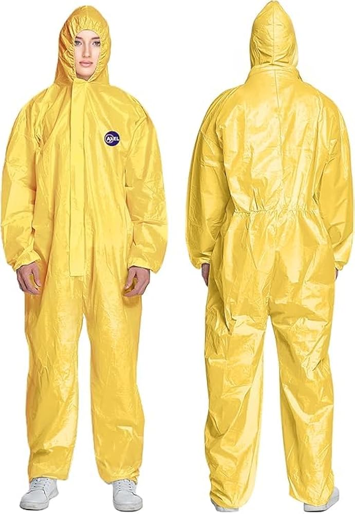 Amazon.com: AXEL Hazmat Suits Disposable | 5 Pack | Yellow Amazon.com: AXEL Hazmat Suits Disposable | 5 Pack | Yellow
