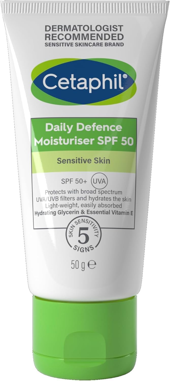Daily Defence SPF for Sensitive Skin, SPF 30 Moisturiser/SPF 50 Mineral Sunscreen