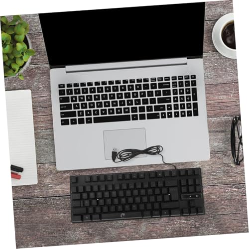 Clavier mécanique pour ordinateur et jeux avec touches rétro-éclairé arc-en-ciel - 6