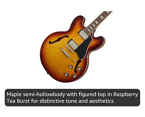 【11875】Epiphone Inspired ES-335 Figured Epiphone ES-335 Figured Semi-hollowbody - Blueberry Burst | Sweetwater