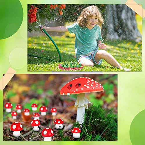 Purpeak 130 Pcs Mini Mushrooms Frog Tiny Ladybug Mini Red Mushrooms Ladybug Cake Decor Miniature Figurines Fairy Garden Mushrooms Frog Ladybug Ornaments Diy Craft For Pranks Hide Seek Party Favors #TOP6