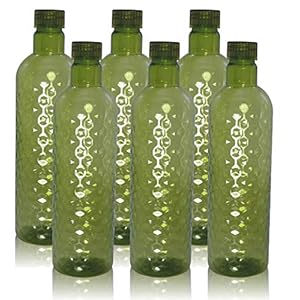 Wonder Hammer Fridge Bottle Set, 6 Bottles, Green