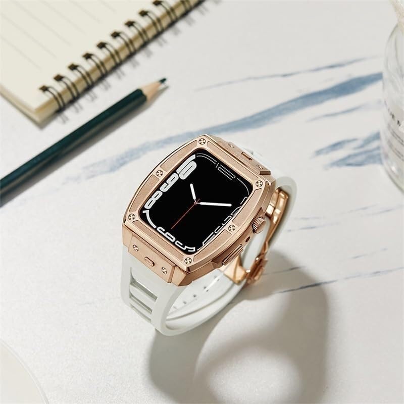 Bracelet titane Apple Watch antichoc boîtier de protection métal