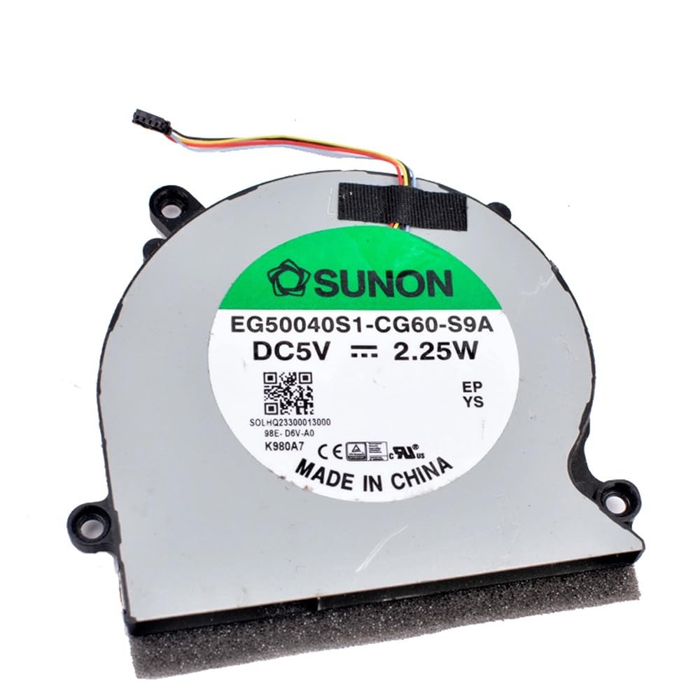Ventola di Raffreddamento CPU EG50040S1 CG60 S9A per Hua/Wei Matebook 13 WRT-W19 W29 HN-W19R, radiatore di Raffreddamento, Nuovo SOLHQ23300013000(1pcs Fan)