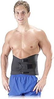 Bilt-Rite Mastex Health 10 Inch Criss-Cross Support with Steels, Black, X-Large