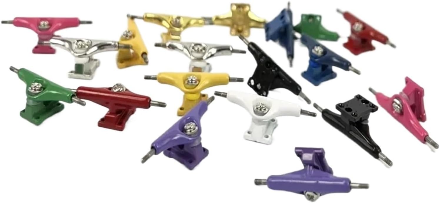 Fingerboard Trucks Fingerboard Truck 32mm 34mm Professional Single Axle for Finger Skate Board Mini Skateboard Toys for Skateboard Wooden Deck Parts(Blue 34mm)