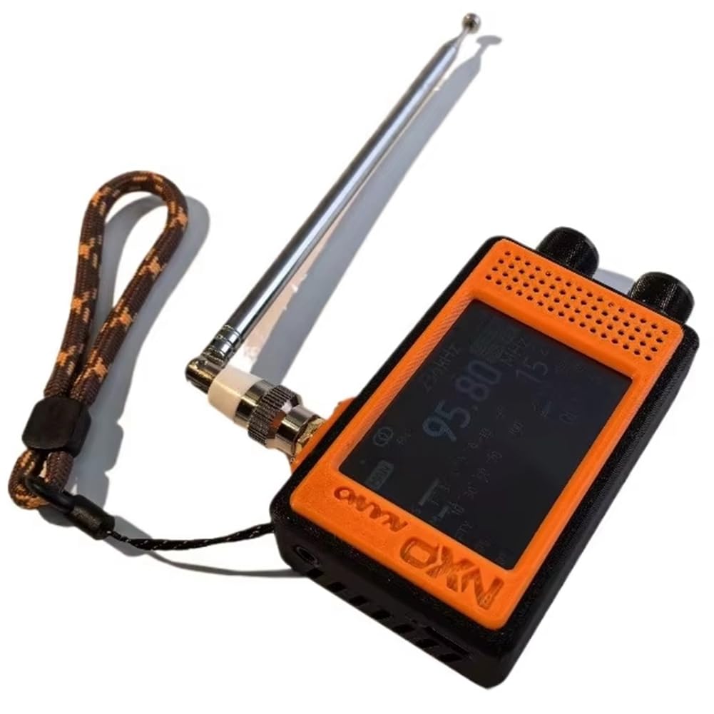 Mini Radio de Bolsillo TEF6686 Multibanda con Controlador Principal, Pantalla Táctil IPS de 2,4 Pulgadas y Receptor FM/LW/MW/SW/Air.