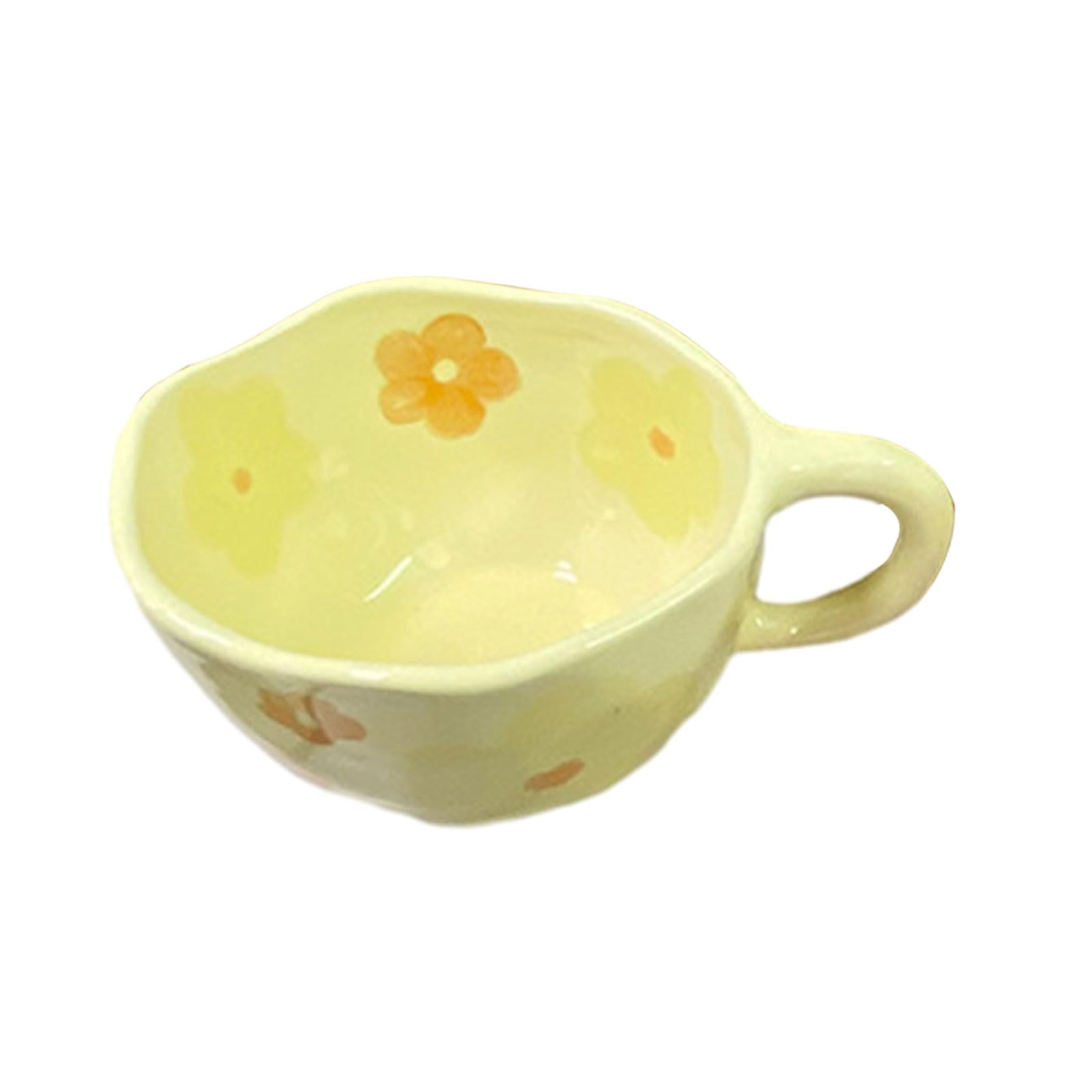 Kalttoy Breakfast Mug Artistic Cup Ceramic Cup Easy to Clean Coffee Mug Ceramic Drinking Cups for Beverage Drink Milk