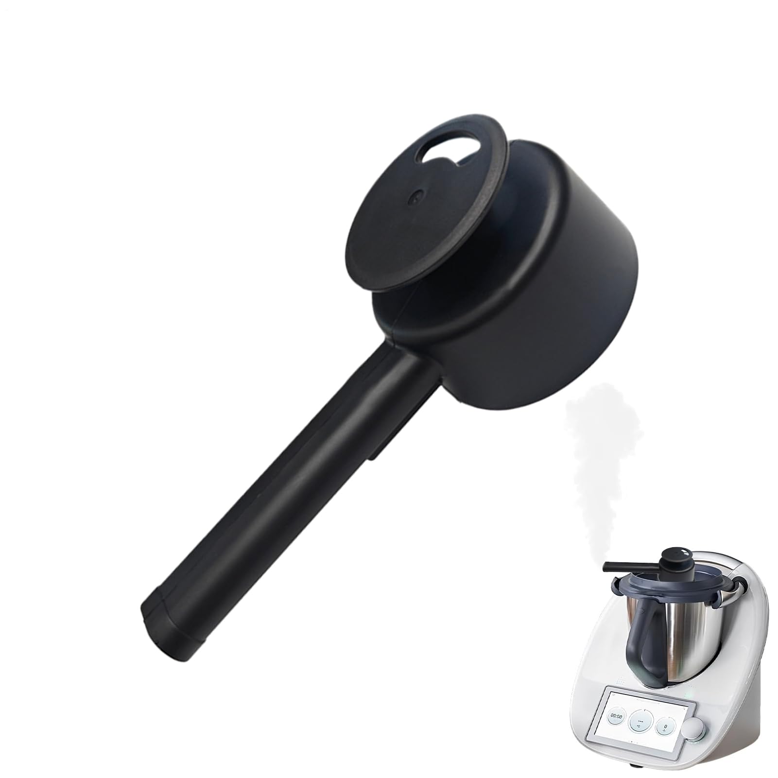 Diverter de vapor con boquilla de liberación segura y resistente al calor para preparar gachas