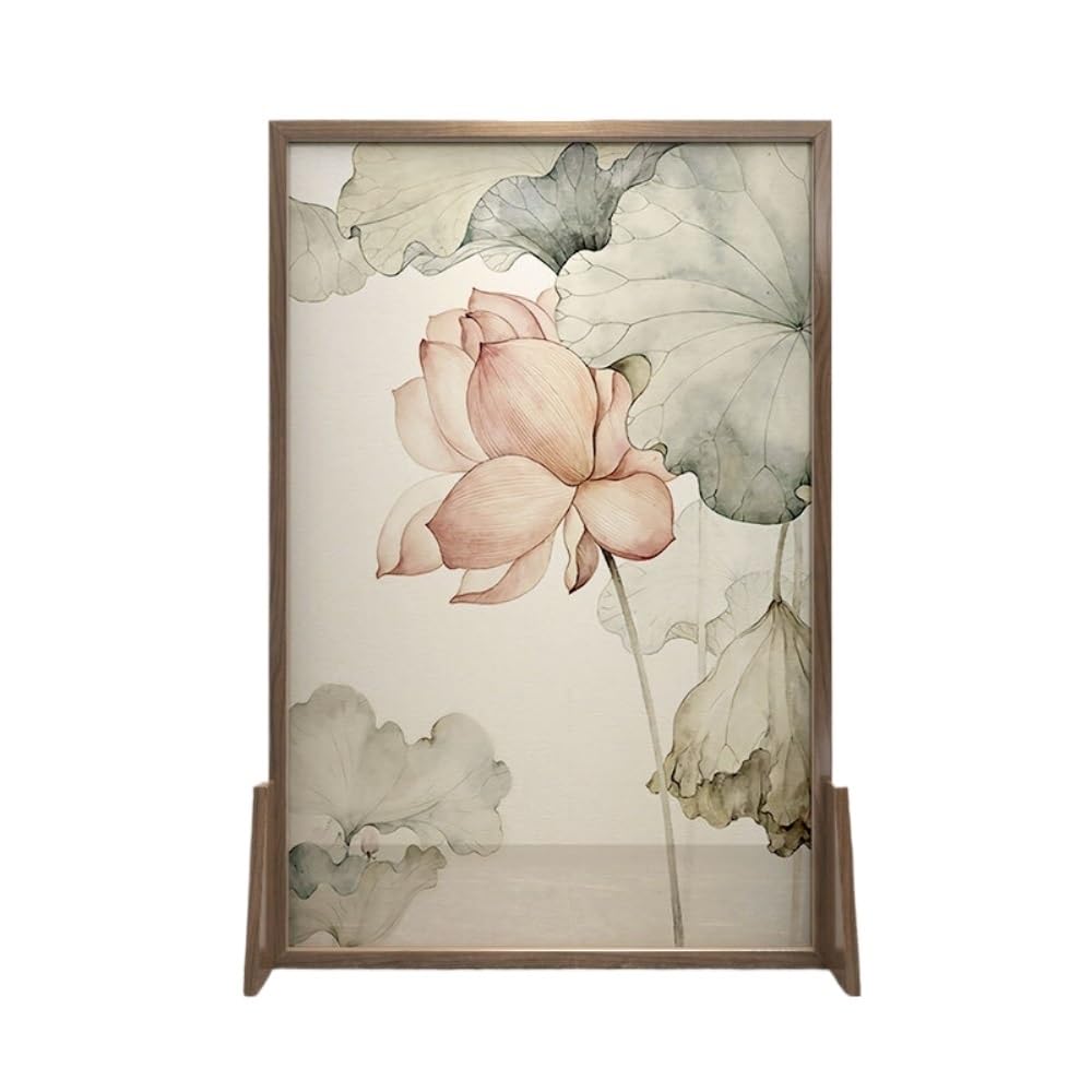 Privacy Screen Chinese Style Screen Partition Living Room Entrance Shielding Tea Office Porch Movable Seat Room Divider