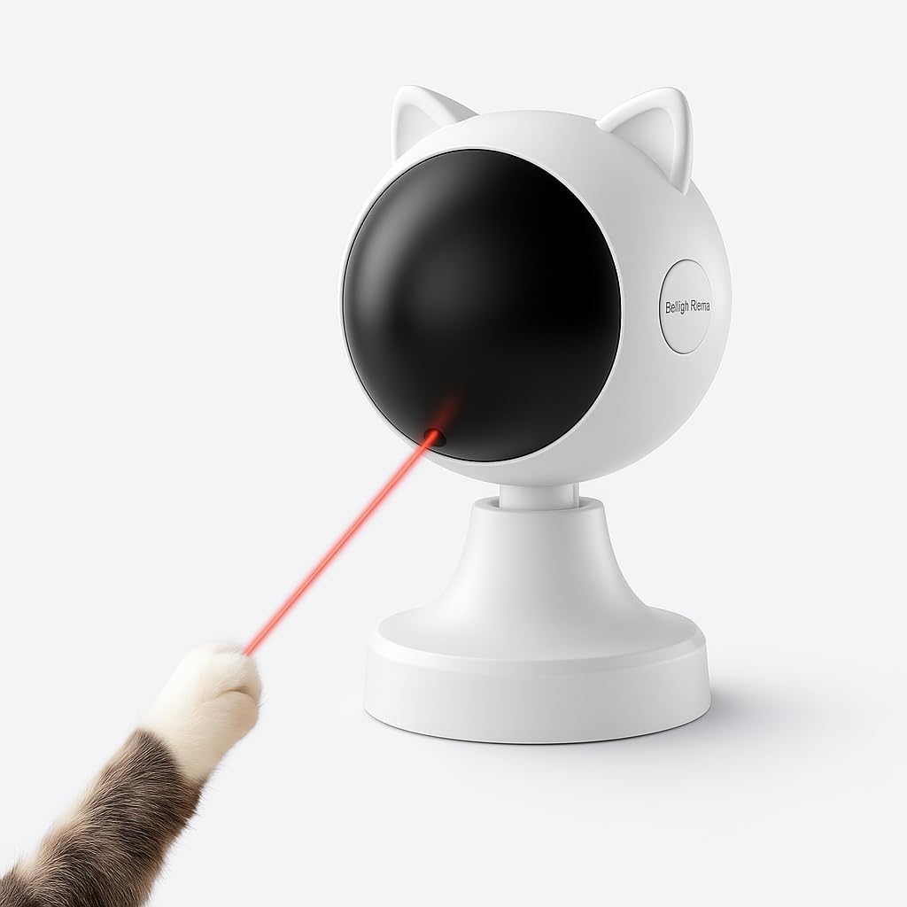 BrightPaws™ Automatic Cat Laser Toy – Smart Interactive Pet Exercise Light with Adjustable Modes, Motion Sensing & Auto Shut-Off