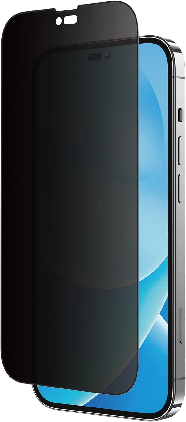AMAZINGthing Amazing Thing Supreme Full Cover PRIVACY Screen Protector for iPhone 14 PLUS and iPhone 13 Pro Max Tempered Glass with Easy Install Tray - [28 Degree PRIVACY 2.75D]