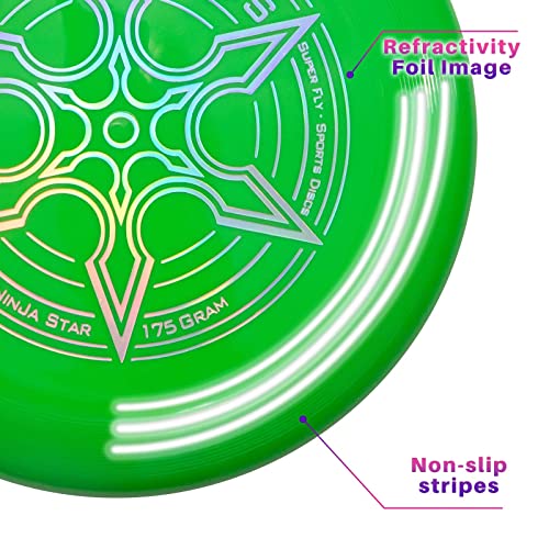 Indy, Dirty Disc (175 g) (Green) Frisbee, Professional Frisbee Disc, Throwing Disc, Flying Disc, Sports Toy - Image 4