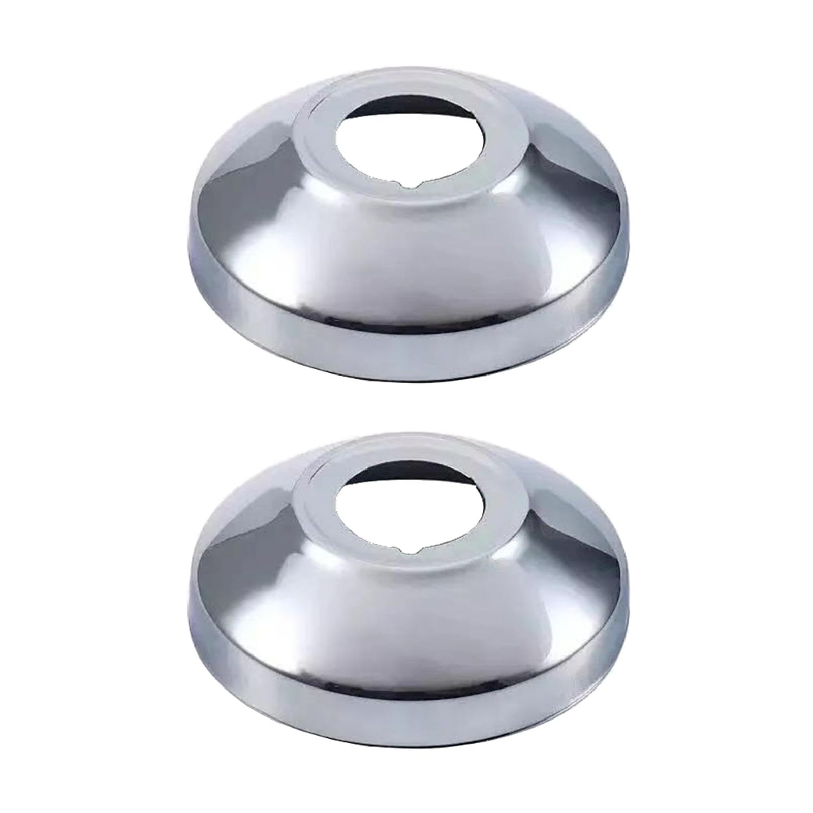 2 pezzi rosette in acciaio inox, piastre di copertura per rubinetti doccia, accessori decorativi per rubinetti, coperture flangia per lavelli e lavandini