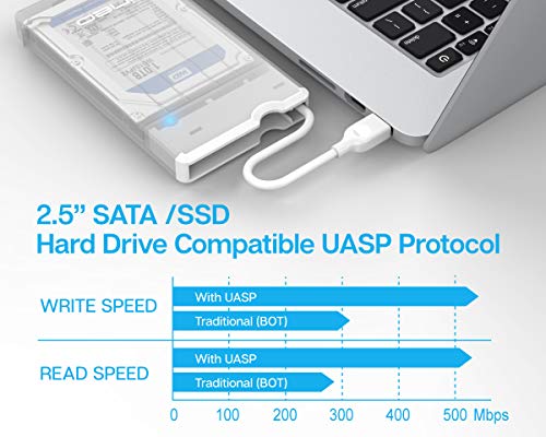 Cofre externo USB 3.0 para disco duro 2.5 pulgadas miniatura 6