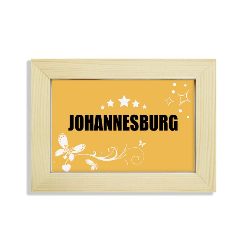 Marco de fotos de madera de Johannesburgo para decorar mesa