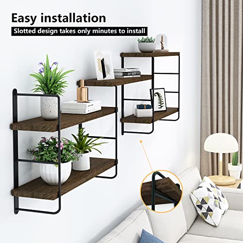 Mxcse MXCSE2356 Wall Mounted Floating Shelves thumb #3