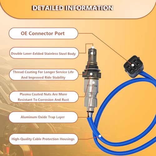 Sensor de oxígeno calentado upstream 234-5059 para Mazda miniatura 6