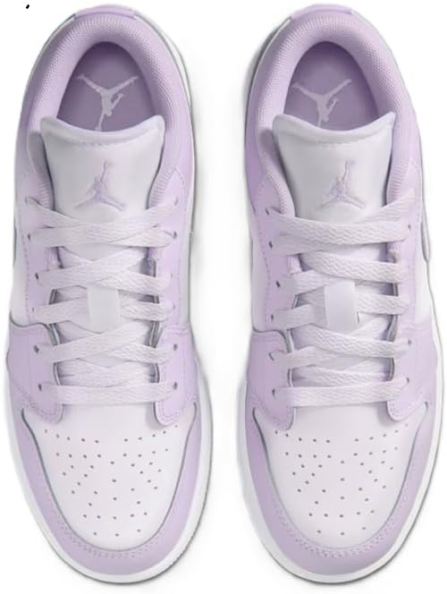 Air Jordan 1 Low Big Kids' Shoes (Barely Grape/Violet Mist/White)