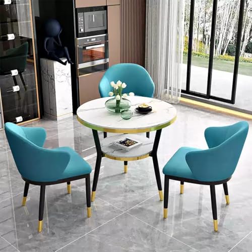 Mesa De Comedor Con 3 Sillas, Grupos De Comedor,Mesa De Cocina, Sillas De Comedor, Juego De Muebles De Comedor,Conjunto Mesa Y Sillas Comedor,Mesa Y Sillas De Comedor,Conjunto Mesa Redonda Sillas(Sky