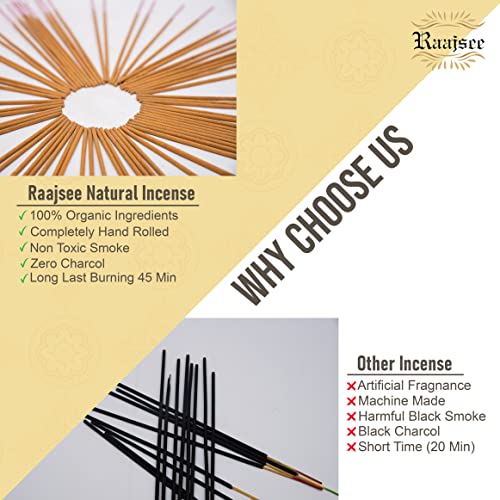 Raajsee ASSORT 6 PACK Natural Incense Sticks,6 Pack Mixed Scents Gift Pack 15 Gm Each thumb #5