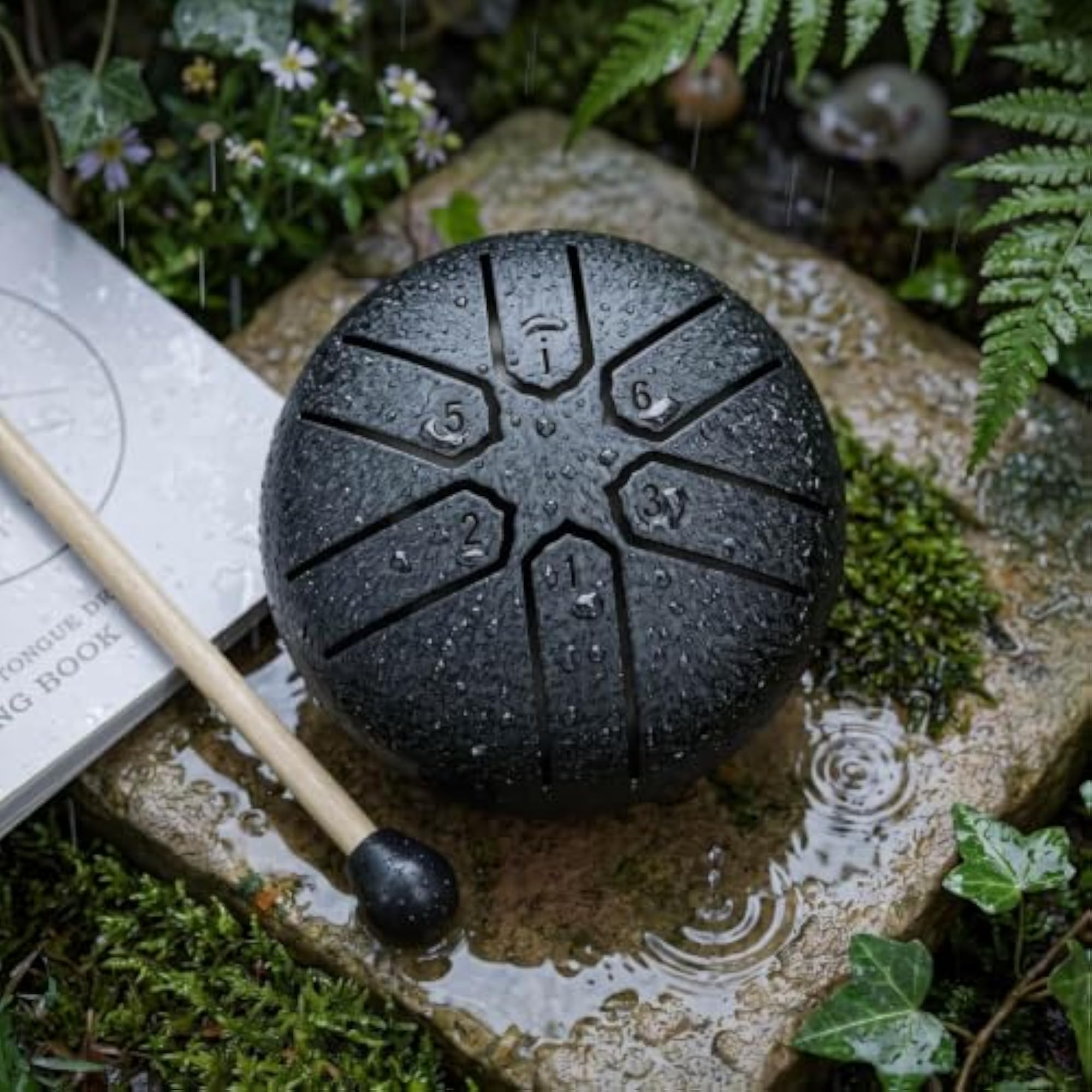 Mini Handpan Steel Tongue Drum with 3-6 Notes