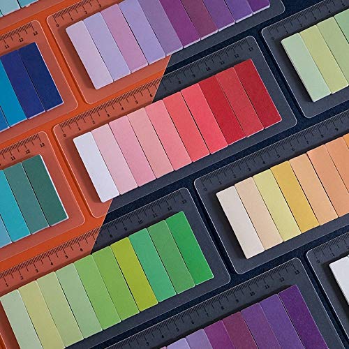 Tvoip 900 Pieces Colored Page Markers,6 Sets Sticky Tabs,Neon Sticky Notes Flags,Waterproof Writable Translucent Page Flags for Books,Bookmarks,Notebook,Removes Cleanly - Image 2