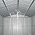 Udorich 10' x 12' Steel Outdoor Storage Shed, Galvanized Metal with Lockable Doors, Heavy-Duty Tool House for Garden, Gray and White