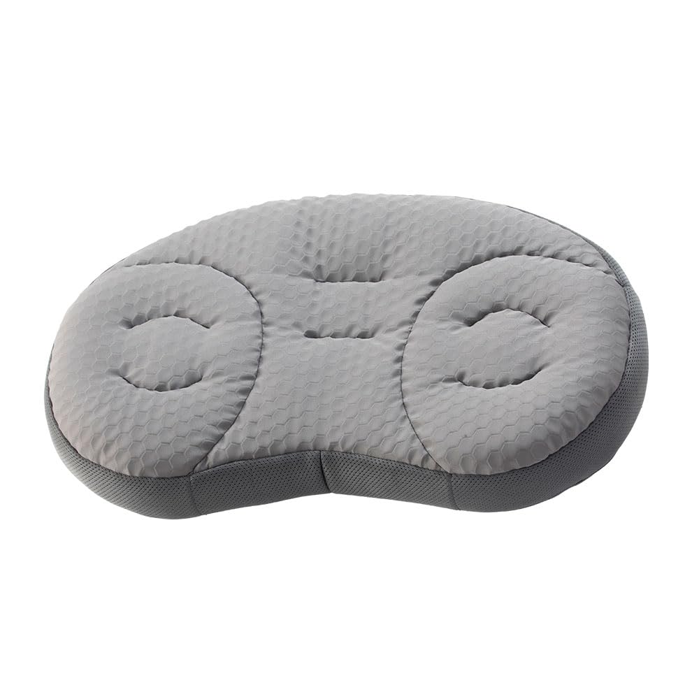 Fluffy Plus Height-Adjustable Pillow, Gray