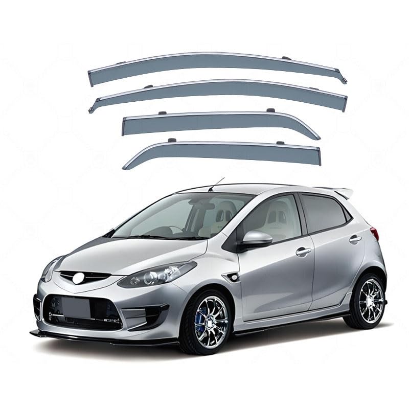 Deflectores de aire para Mazda Demio 2008-2013 hatchback juego de 4 piezas