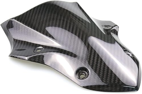 Miniatura 2 de Motocicleta Parabrisas Frente Viento Deflector Pantalla Viento Medio Panel Lado Fibra Carbono Cubierta Protector Carenado Para Kawasaki Z900 2017+