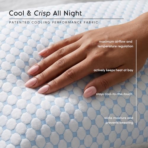 Nestl Cooling Memory Foam Pillow, Standard, 2-Pack by Nestl - Used condition - Image 2