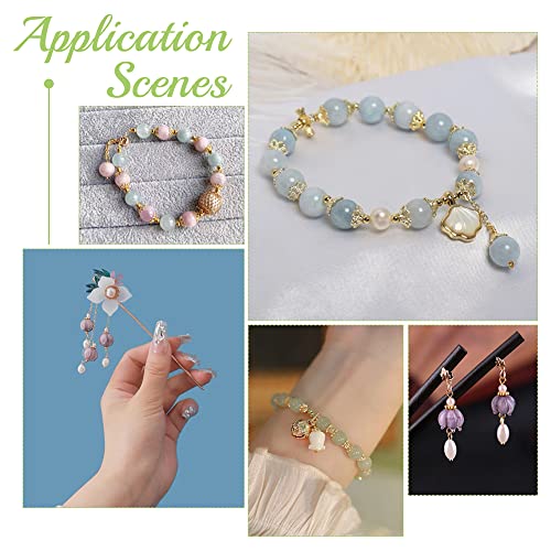 Capuchons de perles en acier inoxydable 304 doré durable pour bijoux - 4
