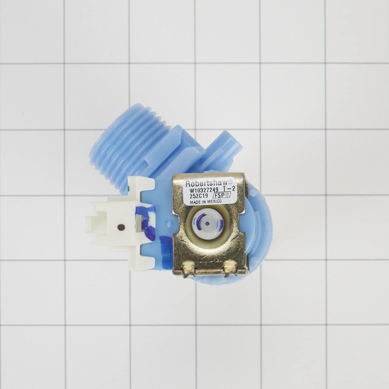 Whirlpool WPW10327249 Genuine OEM Dishwasher Water Inlet Valve Replacement Part - Replaces W11130743, W10327249, W10316814