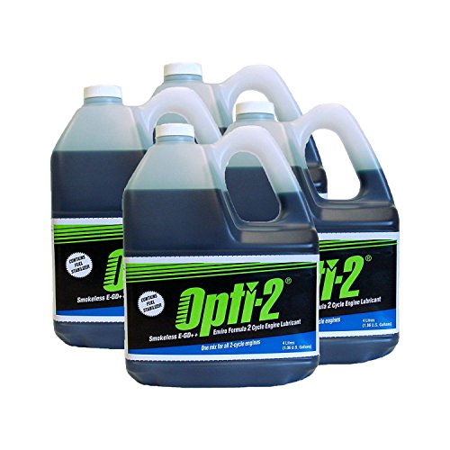 Opti-2 20044 1 Gallon 2-Cycle Engine Lubricant w/ Fuel Stabilizer - Case of 4 .#GH45843 3468-T34562FD209146