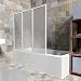 TecTake Pared plegable de bañera cabina plato de ducha separadora - varias...