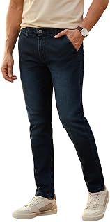 Urbano Fashion Men's Carbon Blue Slim Fit Washed Jeans Stretchable (epssprcrs-carblue-32-01) Price In India