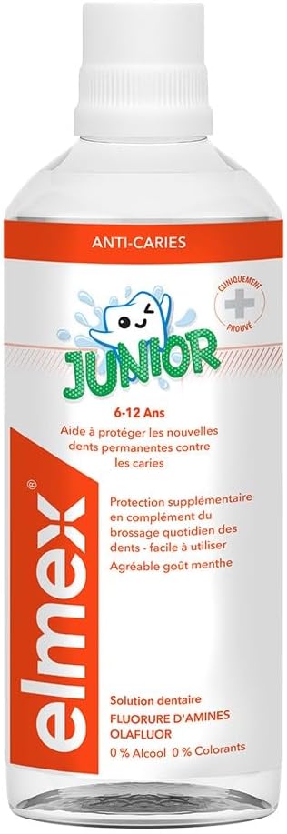 Junior 6-12 ANS Solution dentaire sans alcool (400 ml)