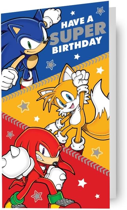 Geburtstagskarte „Sonic The Hedgehog“ – Von Danilo, Generic