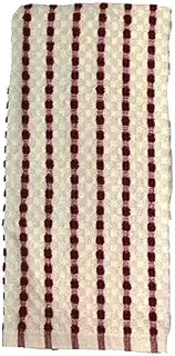 J & M Home Fashions 7470 16 x 26レッドストライプタオル 7470 1