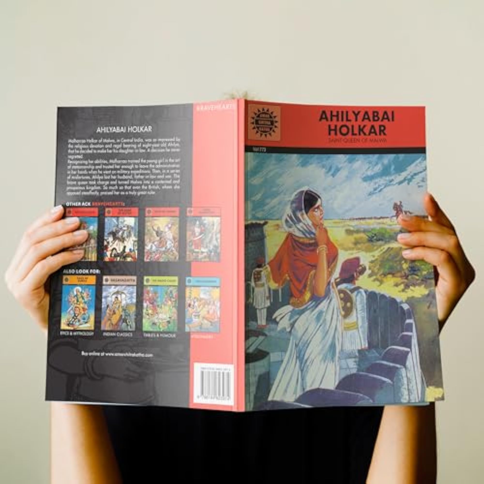 Ahilyabai Holkar: Queen of Malwa Illustrated Comic Book