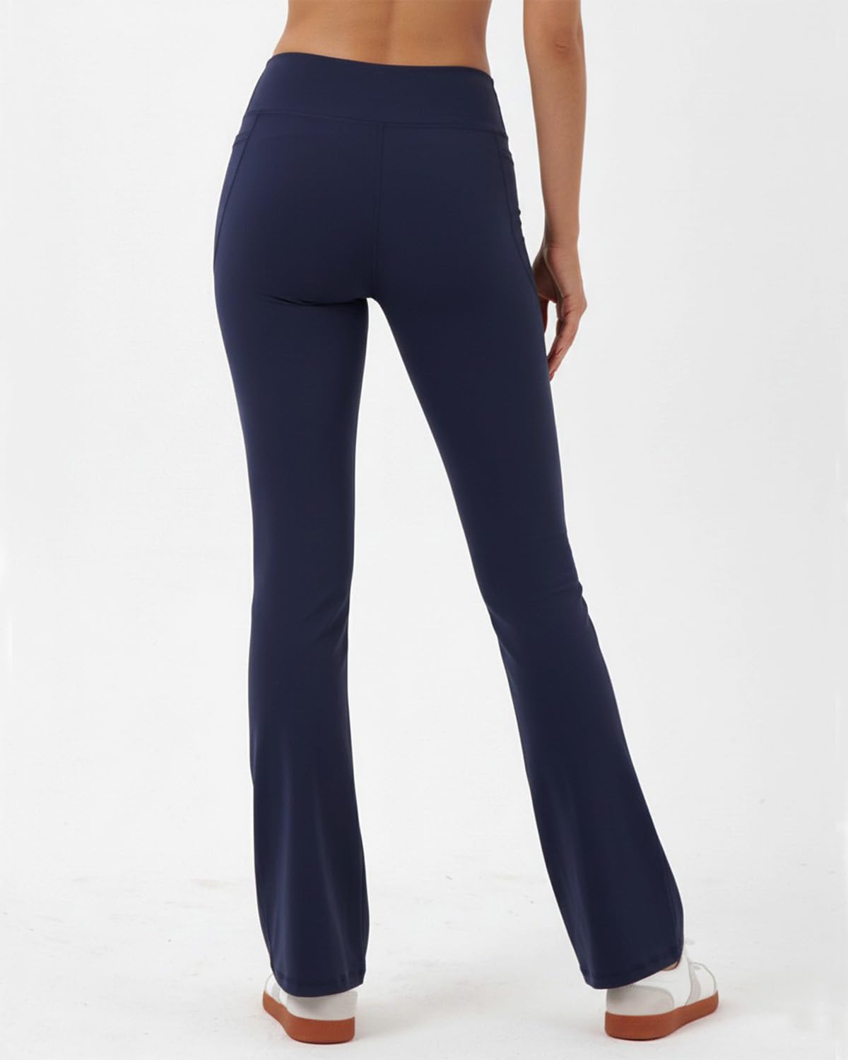 Zylioo Leggings largos de pierna acampanada para mujer, largos, extra largos, opacos, corte de bota Tall/extra alto, pantalones de fitness, pantalones de jazzleg