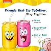 Amazon.com | Dragon Glassware x SpongeBob SquarePants Drinking Glasses - 16 oz Glass Cups with ...