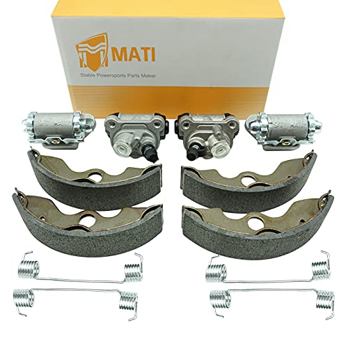 M Mati Front Brake Wheel Cylinders Adjusters Shoes Kit For Honda Recon 250 Trx250 1997-2020 45370-Hm8-B41 45350-Hm8-B41 06450-Hc4-900 #TOP4