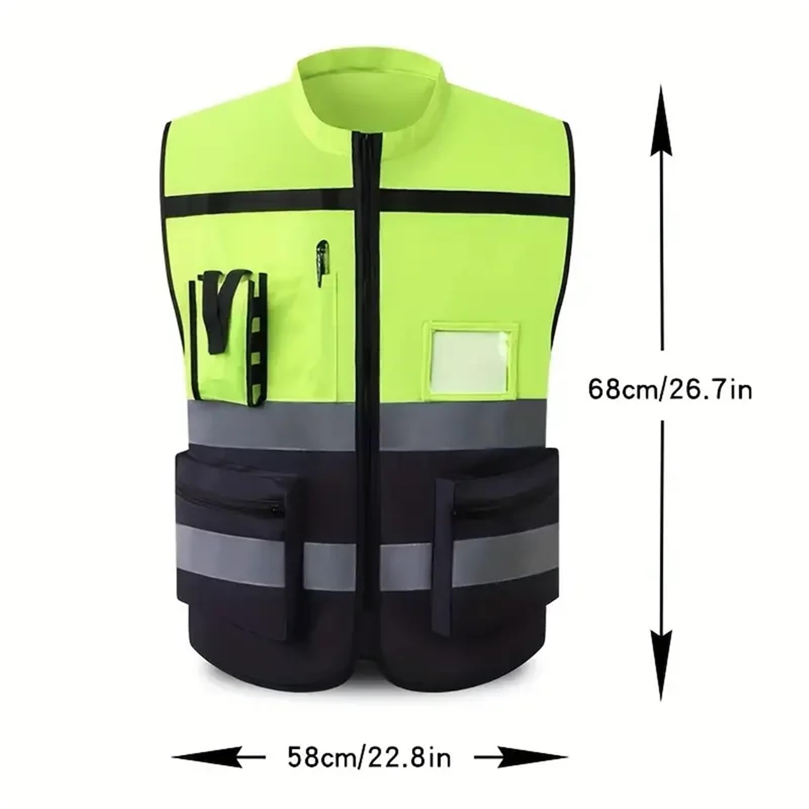 Gilet multitasche in tessuto traspirante